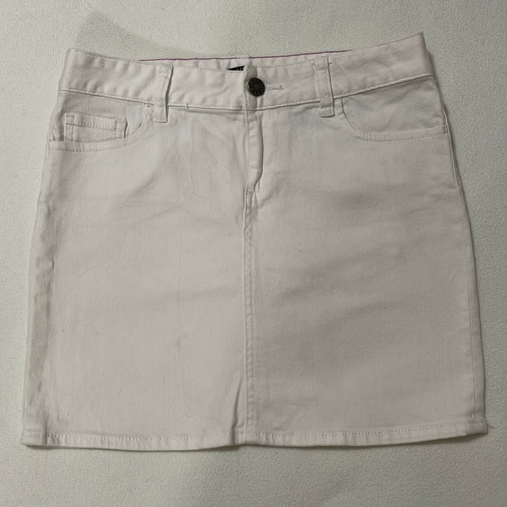 White denim jcrew shirt